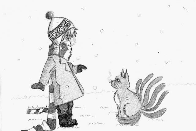 Winter Naruto: Hello, Kitty!